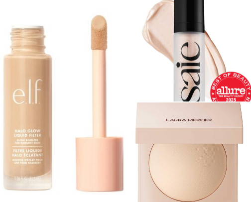 Current ✨GLOWY✨Makeup Routine cover photo collage