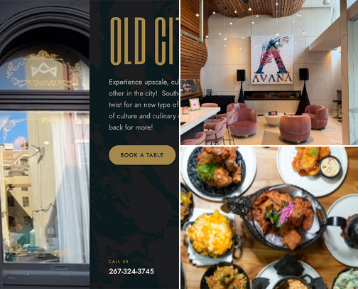 Philly Pretty: Places to Go & Glow cover photo collage