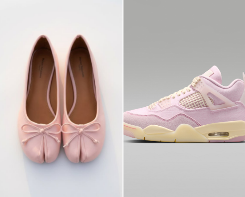 Pretty In Pink -shoes cover photo collage