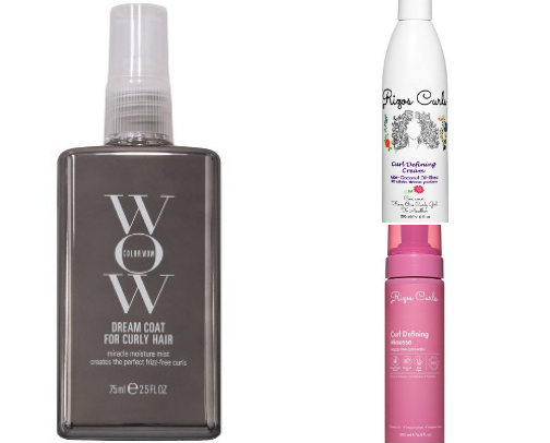 Curly Hair Products That Are ACTUALLY Worth It For 3A / 3B Hair ♡ cover photo collage