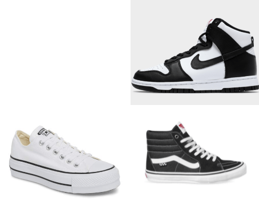 Shoes that are great for any fit cover photo collage