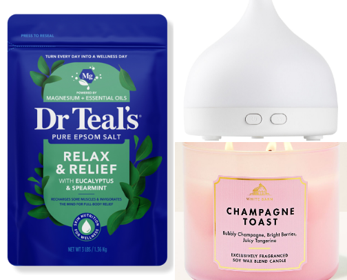 Self-Care Night Essentials (Mom + Teen Edition) cover photo collage