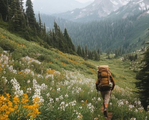 What do I always carry when I go hiking or camping alone? cover photo collage