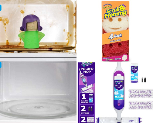 Cleaning supplies I live by cover photo collage