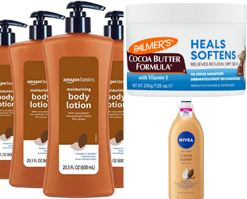 Cocoa Butter Body Lotions That Give Dry Skin What It Needs cover photo collage