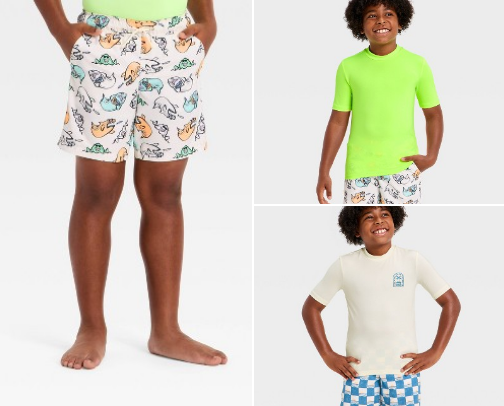 Kids beach wear cover photo collage