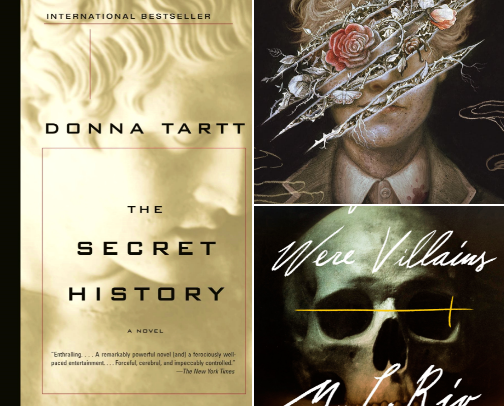 dark academia books to read in fall 🍂 cover photo collage