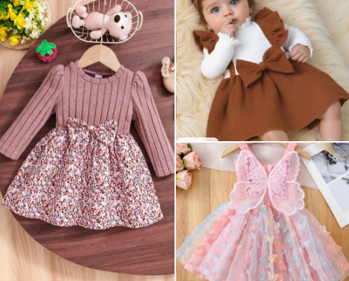 Kids’ Dresses ✨ cover photo collage