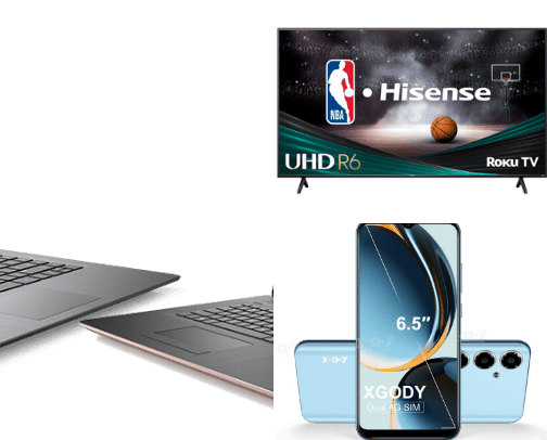 Smart devices cover photo collage