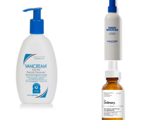 Hydrating Skincare for Dewy Skin cover photo collage