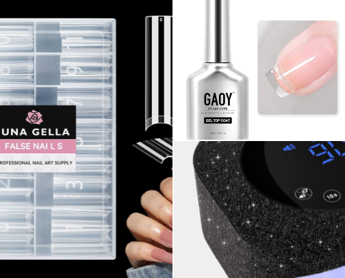 Nail favorites you need if you’re a beginner nail tech or starting out! These are a must for you! cover photo collage