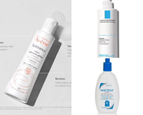 SKINCARE PRODUCTS FOR DRY/SENSITIVE SKIN cover photo collage