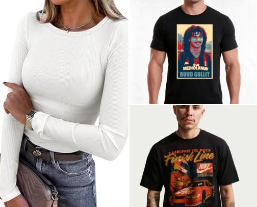 Shirts cover photo collage