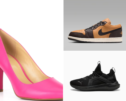 shoes cover photo collage
