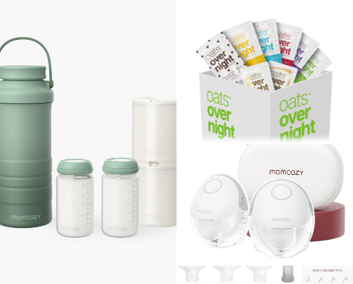 Postpartum essentials cover photo collage