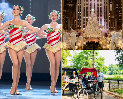 Christmas in New York City cover photo collage