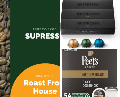 Ultimate Coffee Lover's Haven: Discover Unique Brews, Gadgets, and Gifts cover photo collage