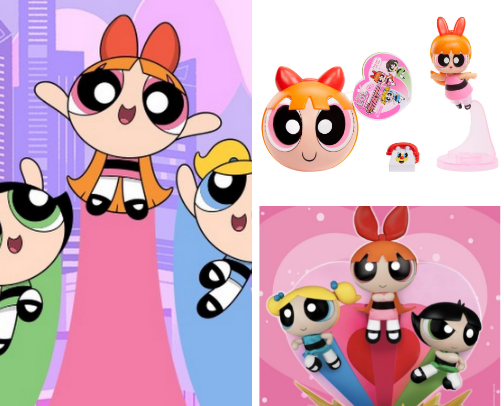 Powerpuff girls nickknacks cover photo collage