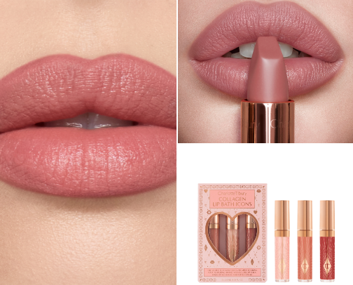 My favorite lipstick and lip liners 🫦 cover photo collage