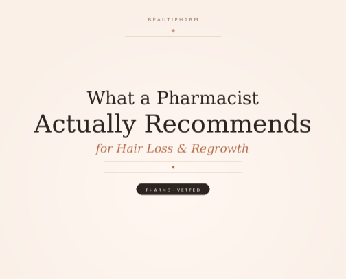What a Pharmacist Actually Recommends for Hair Loss & Regrowth cover photo collage