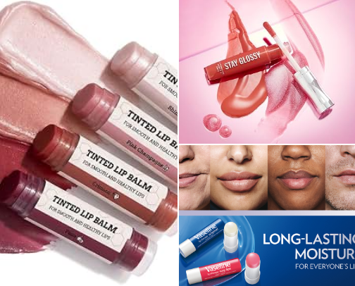 AMAZING Lip Gloss/Care Recs for Men & Women cover photo collage