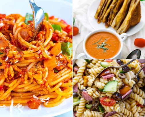 Family recipes on a budget cover photo collage