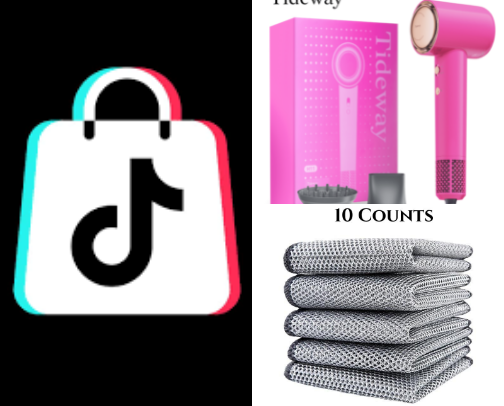 Tictok Shop finds cover photo collage
