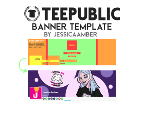 Teepublic Templates & Tutorials cover photo collage