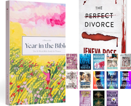 Books and other other things cover photo collage