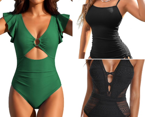 The hottest MOM APPROVED swimsuits 🩱 👙 cover photo collage