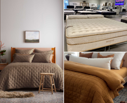 The Linen Hours: Bedding cover photo collage