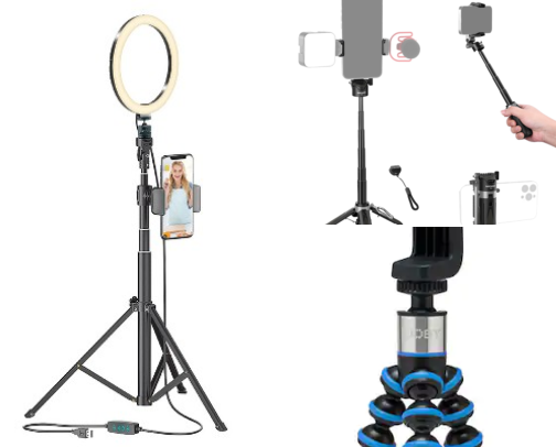 Creator Starter Kit for Women Starting Online Over 40: Simple Phone Video, Soft Light and a Sweet Little Creator Corner cover photo collage