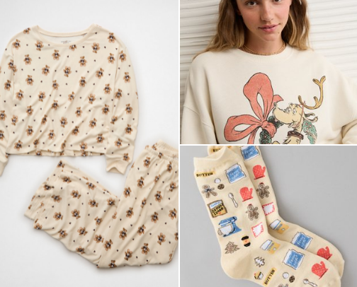 Cozy loungewear for the holidays! cover photo collage