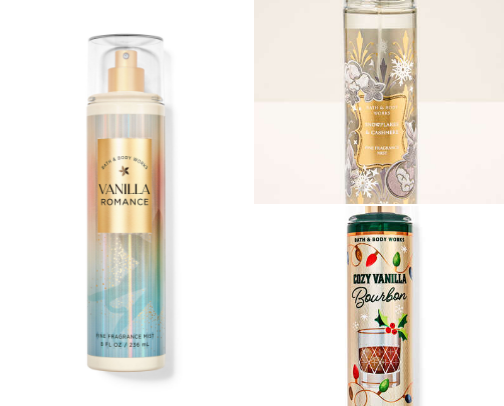 Bath and Body Works Fragrance Mist Recommendations cover photo collage
