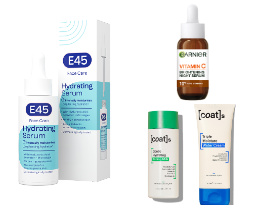 My fave skincare 🫧 cover photo collage