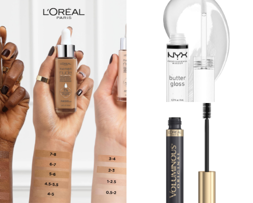 Affordable Beauty Essentials cover photo collage