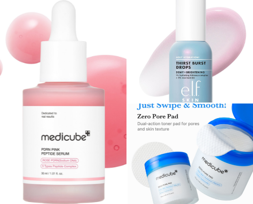 My beauty and self care favorites cover photo collage