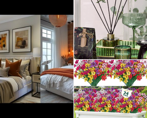 Home decorating cover photo collage