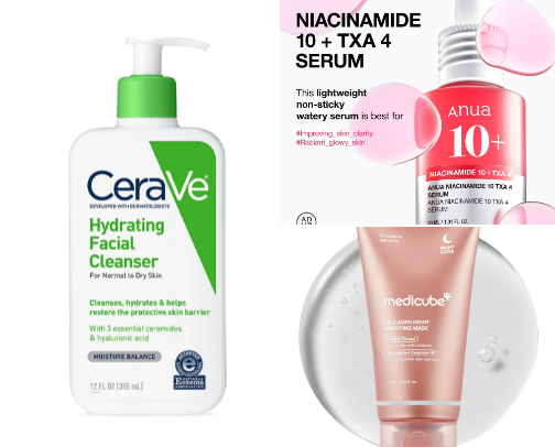 My Skincare Favourites cover photo collage
