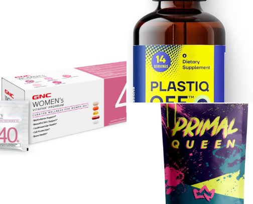 Supplements for women cover photo collage