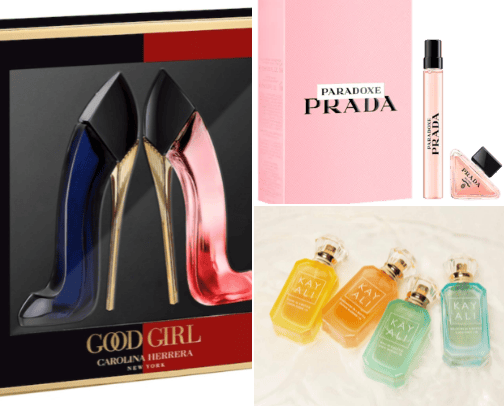 Mini perfume/sets cover photo collage