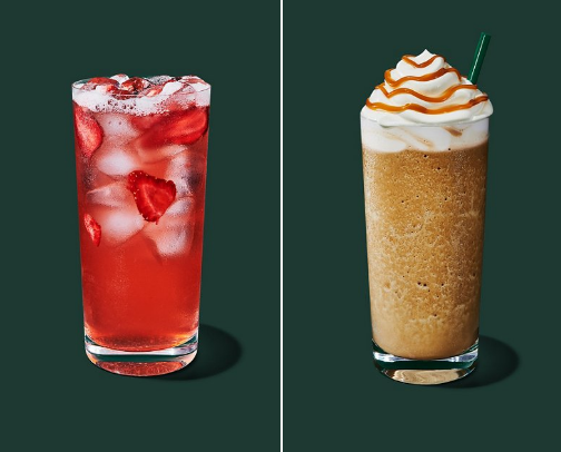 My Starbucks favs💕 cover photo collage