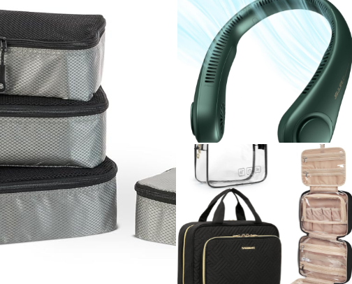 Amazon Travel Essentials ✈️ cover photo collage
