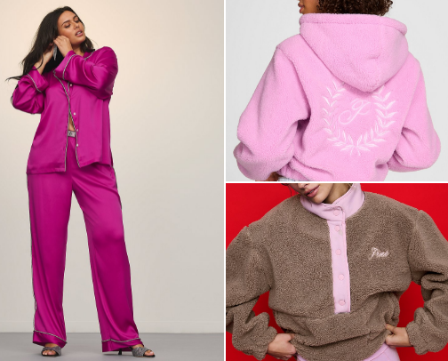 Victorias Secret Favorite Lingerie, Pajamas, and Gifts. cover photo collage