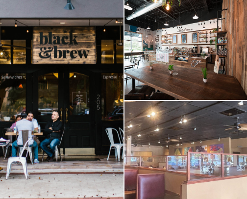 Best coffee & cafe places in Lakeland Florida☕️ cover photo collage