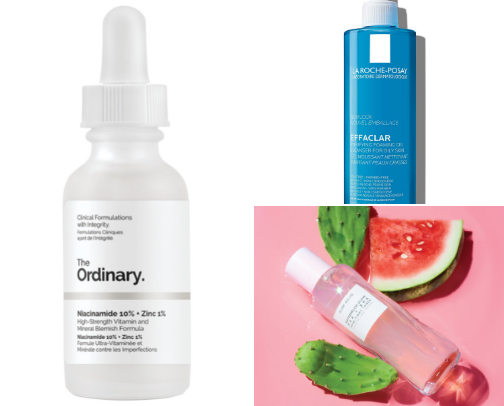 Skincare routine for CLEAR SKIN cover photo collage