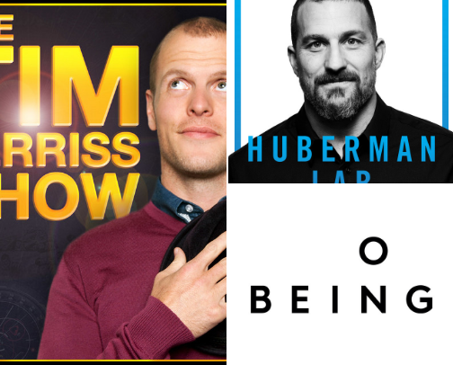 Podcasts I Keep Coming Back To cover photo collage