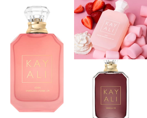 My current favorite perfumes ✨ cover photo collage