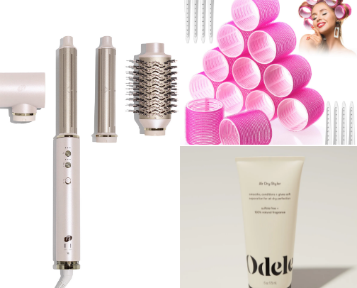 How to actually get airwrap curls cover photo collage