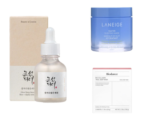 Best Korean Skincare Products for Glass Skin ✨ cover photo collage
